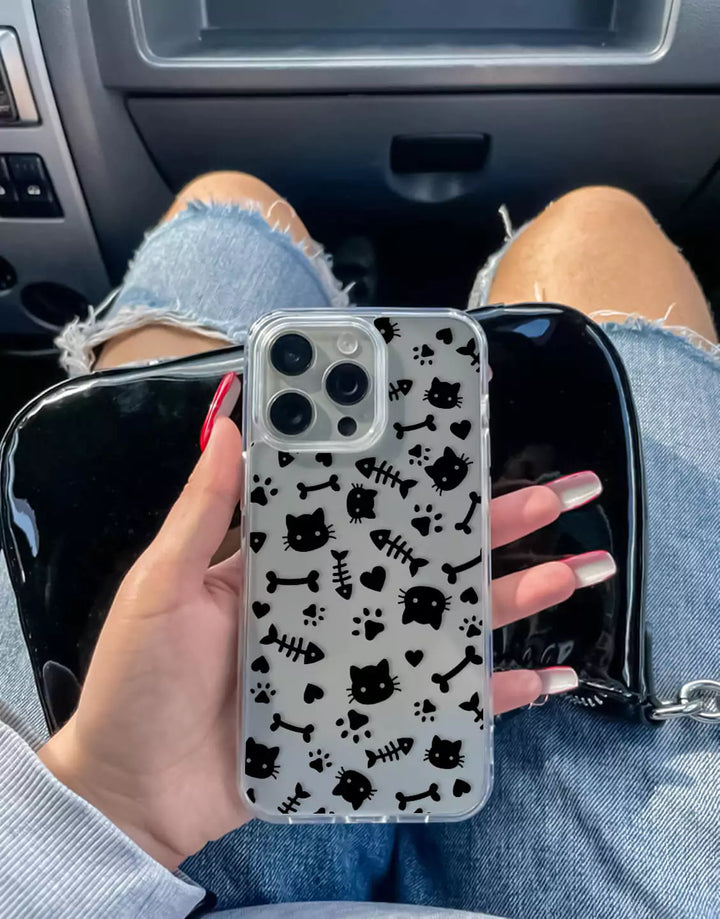 Cute Aesthetic Cat Lovers iPhone Case - URBANLUSA