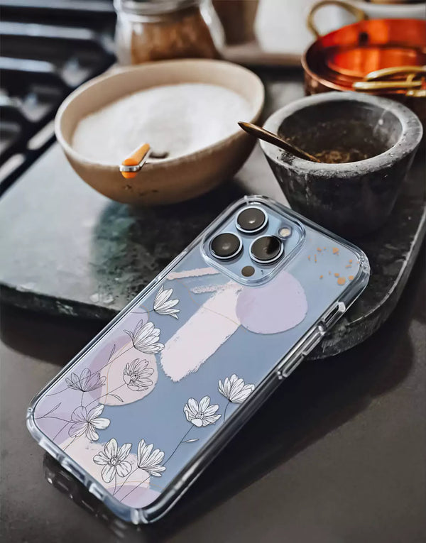 Floral Line Art Phone Case