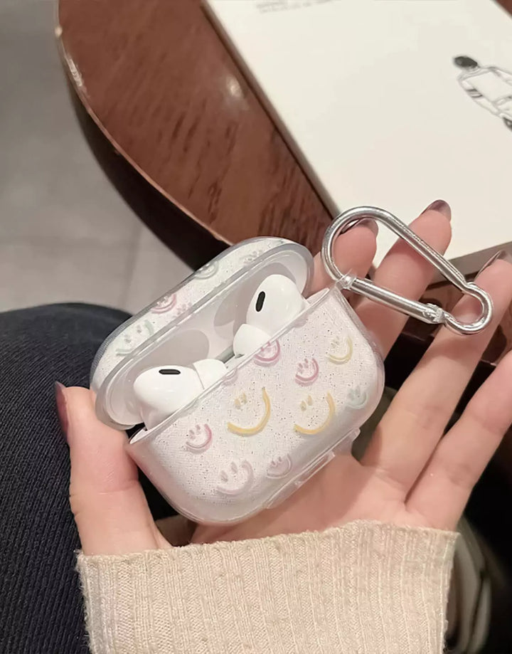 Glitter Cartoon Aesthetic AirPods Case for AirPods Pro 2 AirPods 1 2 AirPods 3 AirPods Pro 2 Case Aesthetic AirPod Case Cute AirPod Pro 2 Case