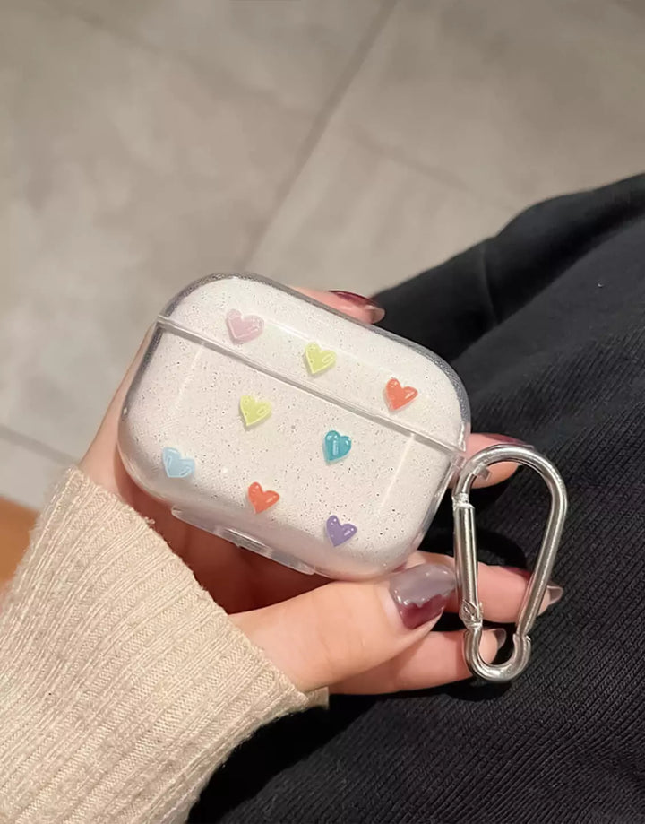 Glitter Cartoon Aesthetic AirPods Case for AirPods Pro 2 AirPods 1 2 AirPods 3 AirPods Pro 2 Case Aesthetic AirPod Case Cute AirPod Pro 2 Case