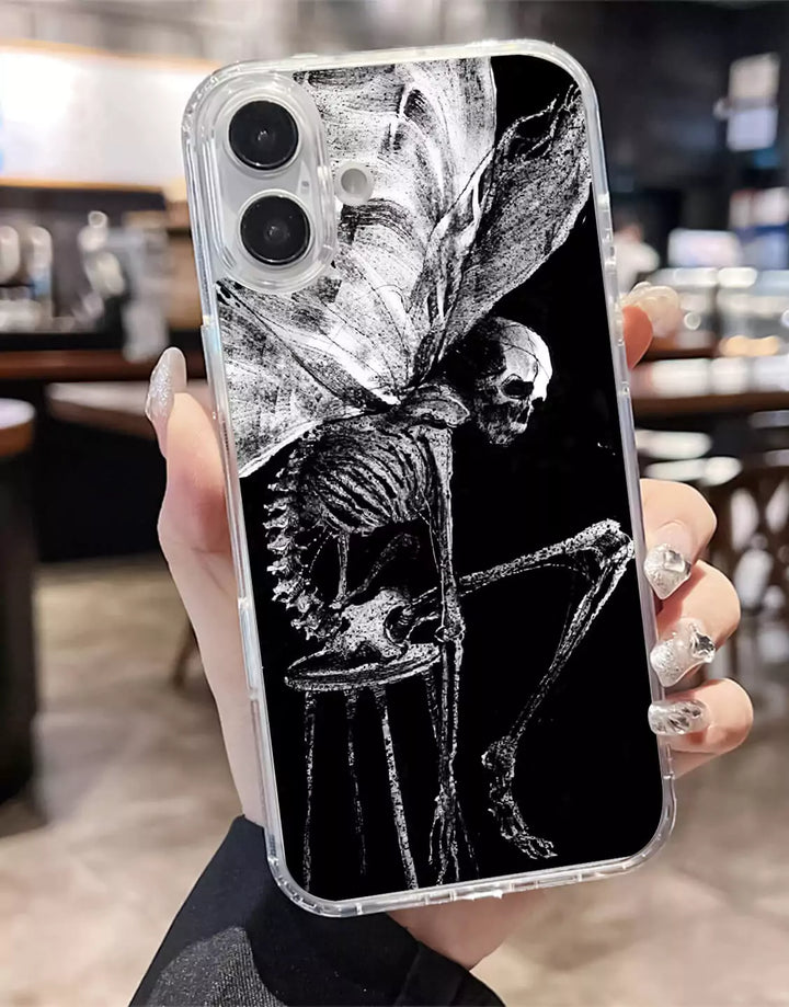 Gothic Fairy Skull iPhone Case - URBANLUSA