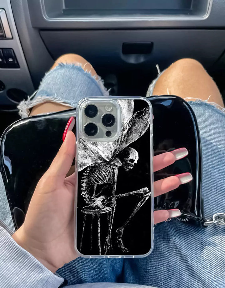 Gothic Fairy Skull iPhone Case - URBANLUSA