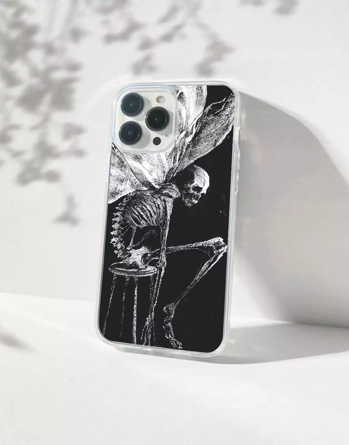 Gothic Fairy Skull iPhone Case - URBANLUSA
