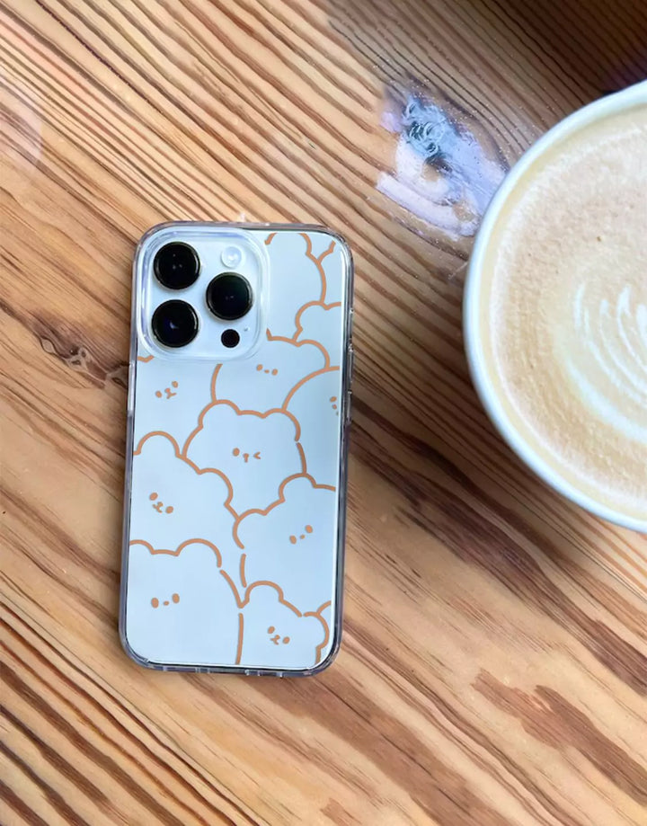 Kawaii Bear iPhone Case - URBANLUSA