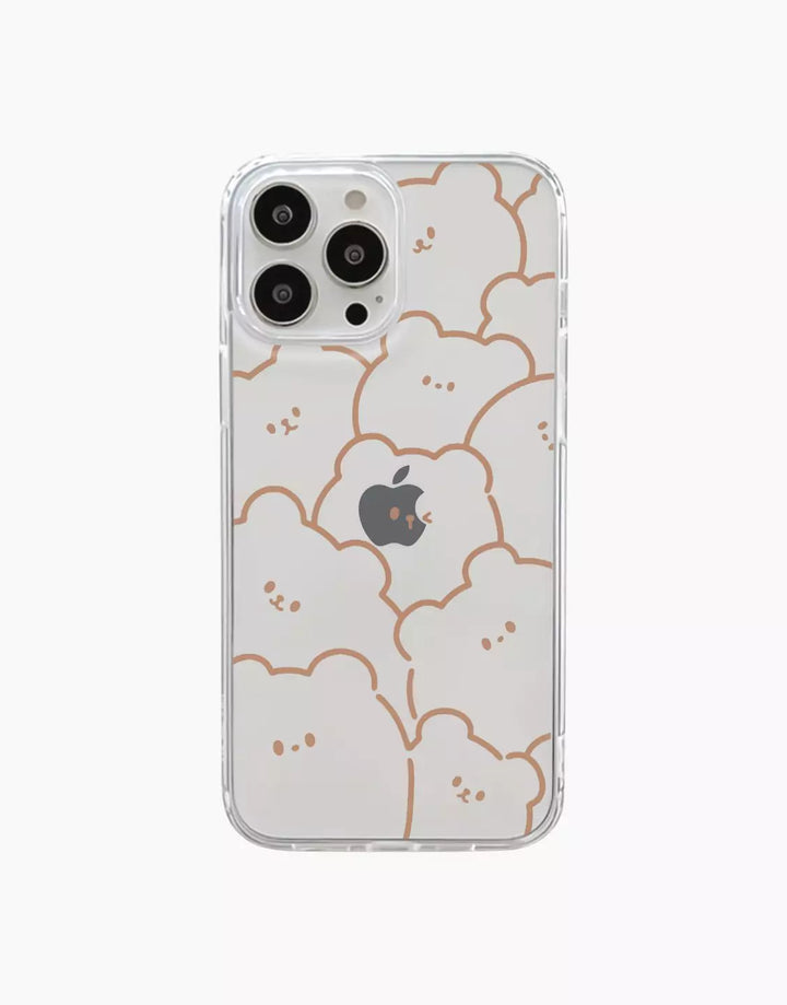 Kawaii Bear iPhone Case - URBANLUSA