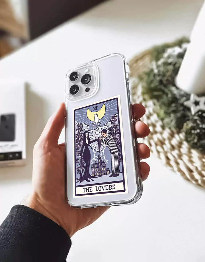 Tarot Card Print Phone Case for iPhone 14 13 12 11 Pro Max Case iPhone 14 13 12 The Lovers Tarot Card Case XS Max iPhone XR 7 8 Plus SE 20