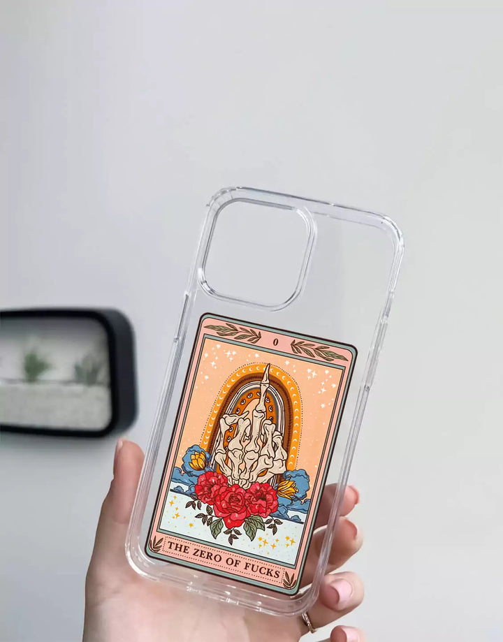 The Zero Of Fuck Card Phone Case for iPhone 14 13 12 11 Pro Max Case iPhone 14 13 12 11  Tarot Card Print Case XS Max iPhone XR 7 8 Plus SE 20