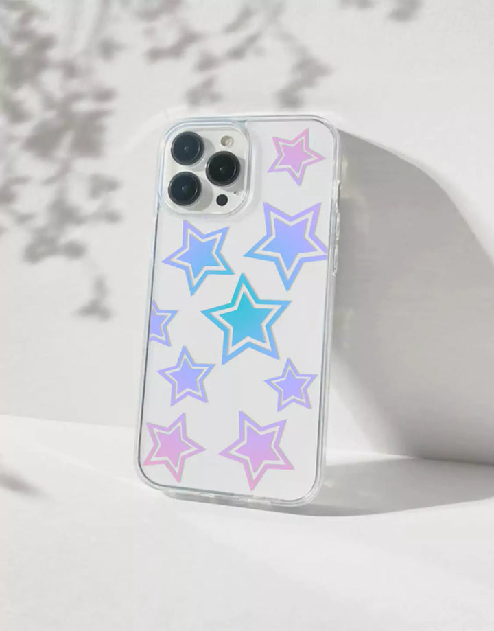 Y2K Aesthetic Purple Pastel Phone Case for iPhone 14 13 12 11 Pro Max Rainbow Case iPhone 14 13 12 Pro Stars Case iPhone XS Max X 7 8 SE