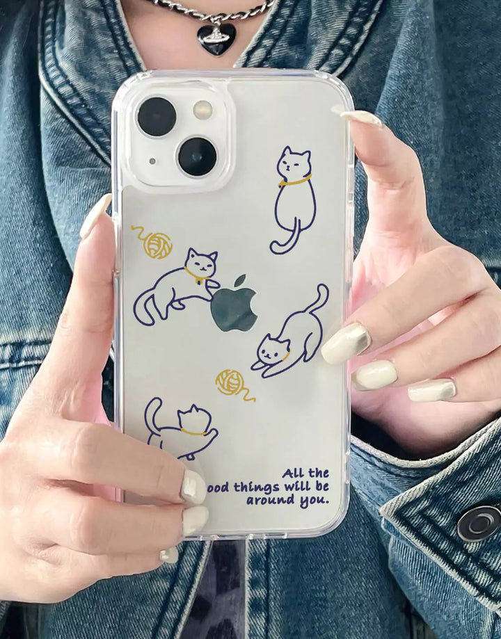 cute-cats-phone-case-for-iphone-15-14-13-12-11-pro-max-cats-clear-case-iphone-14-13-12-aesthetic-case-iphone-xs-max-kawaii-iphone-8-plus