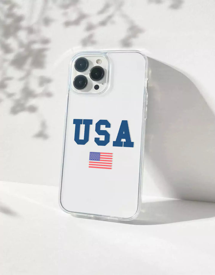 Cute USA Flag Phone Case for iPhone 15 14 13 12 11 iPhone XS Max XR X America US Flag Case 8 Plus 7 Plus SE 2020