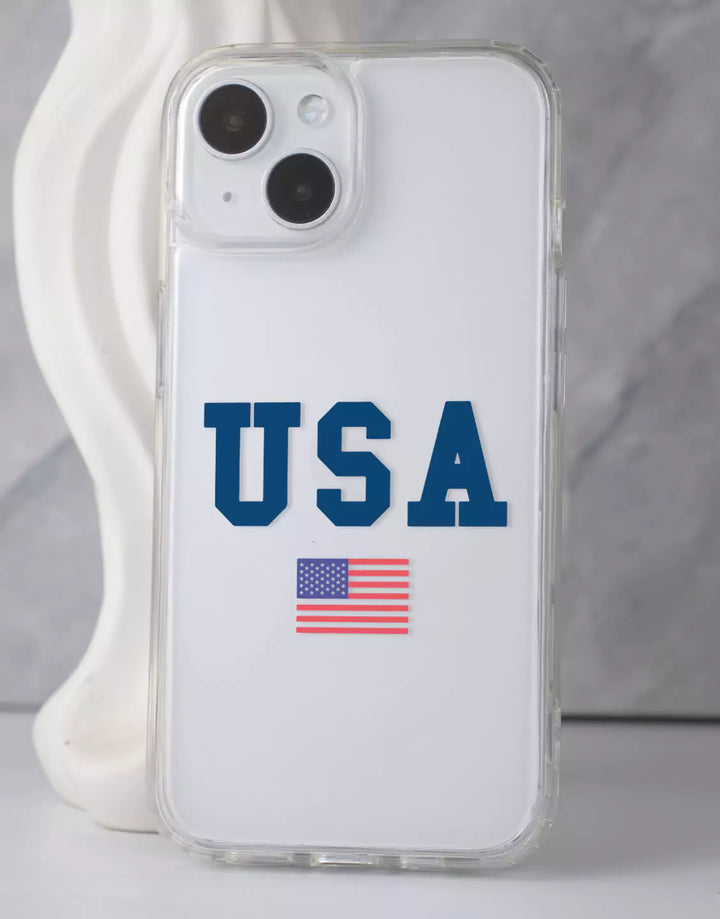 Cute USA Flag Phone Case for iPhone 15 14 13 12 11 iPhone XS Max XR X America US Flag Case 8 Plus 7 Plus SE 2020