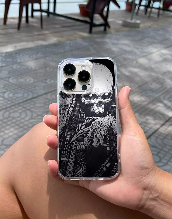 Gothic Skull iPhone Case - URBANLUSA