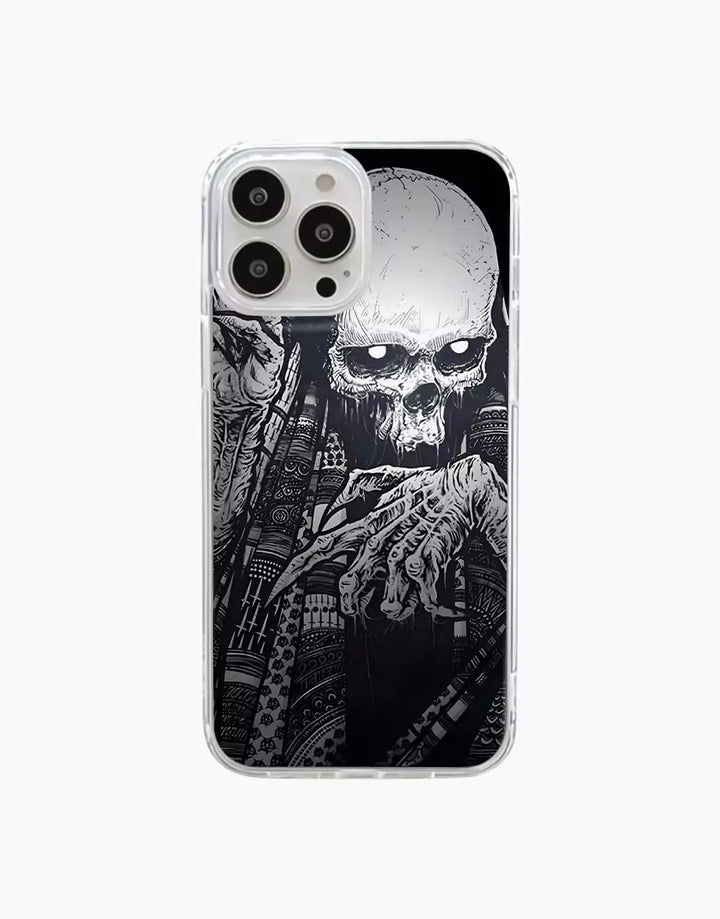 Gothic Skull iPhone Case - URBANLUSA