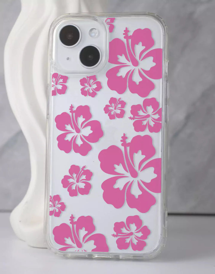 Hibiscus Flower Phone Case for iPhone 14 13 12 11 Pro Max Floral Phone Case iPhone 15 14 13 12 Pro Aesthetic Phone Case iPhone X