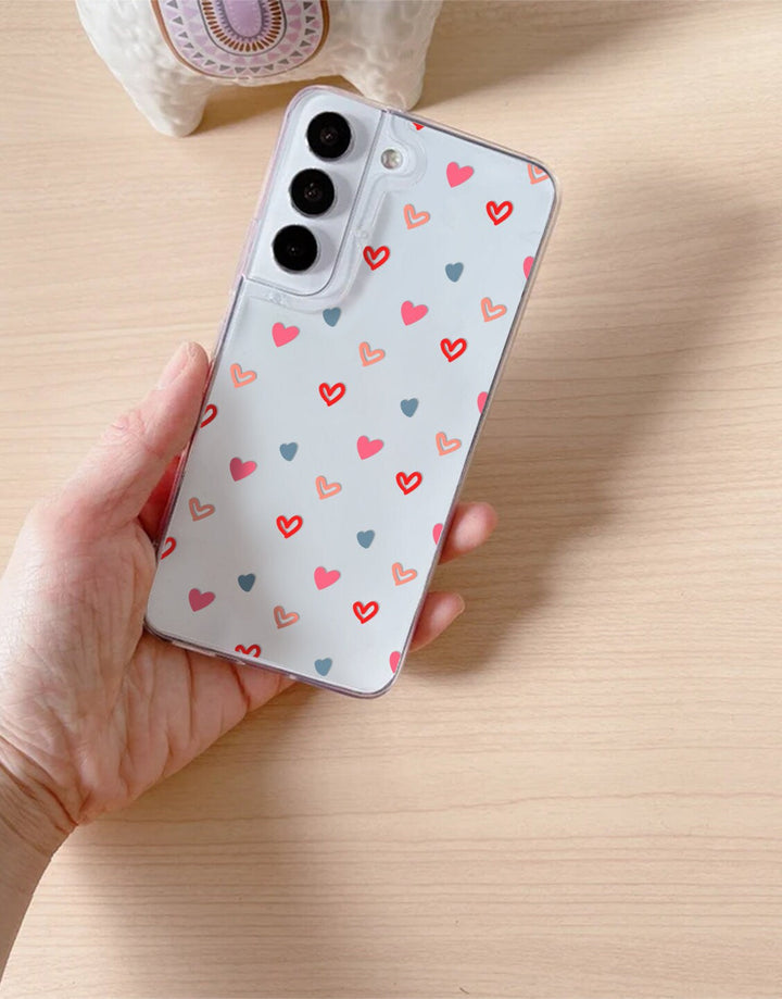 Cute Love Heart Phone Case iPhone / Samsung - URBANLUSA