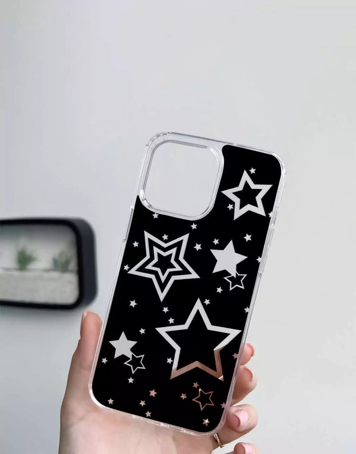 Y2k Stars Phone Case for iPhone 15 14 13 12 11 Pro Max XR XS 8 Aesthetic Stars Phone Case for Samsung Galaxy S23 S22 Ultra S21 S20 S21 Plus